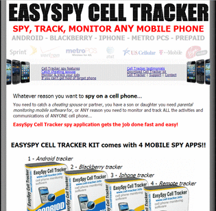 EasySpy for Android website.